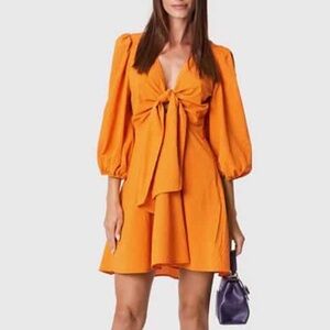 Ted Baker Jozelyn Bow Front Mini Dress Sz 5